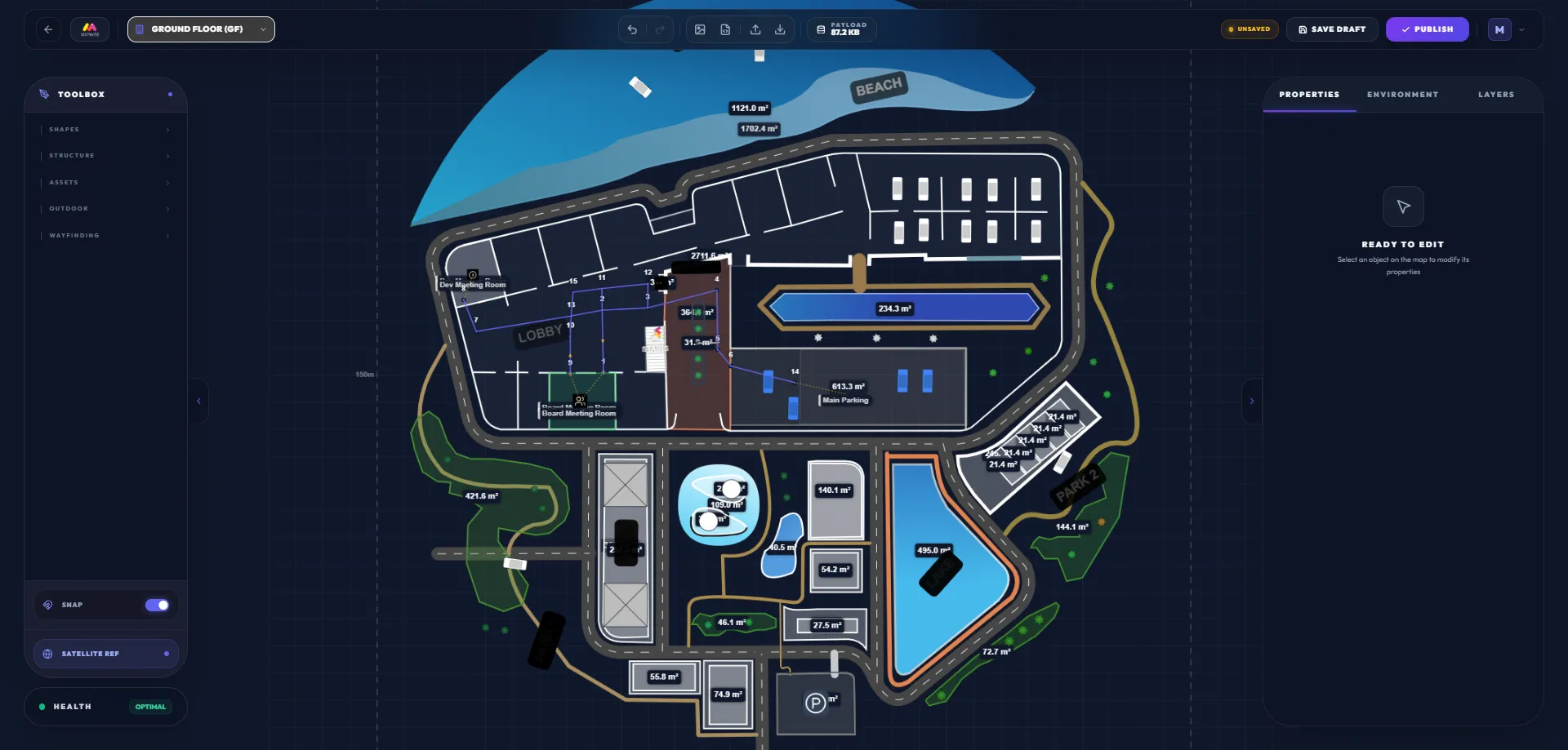 High-fidelity 3D visualisation