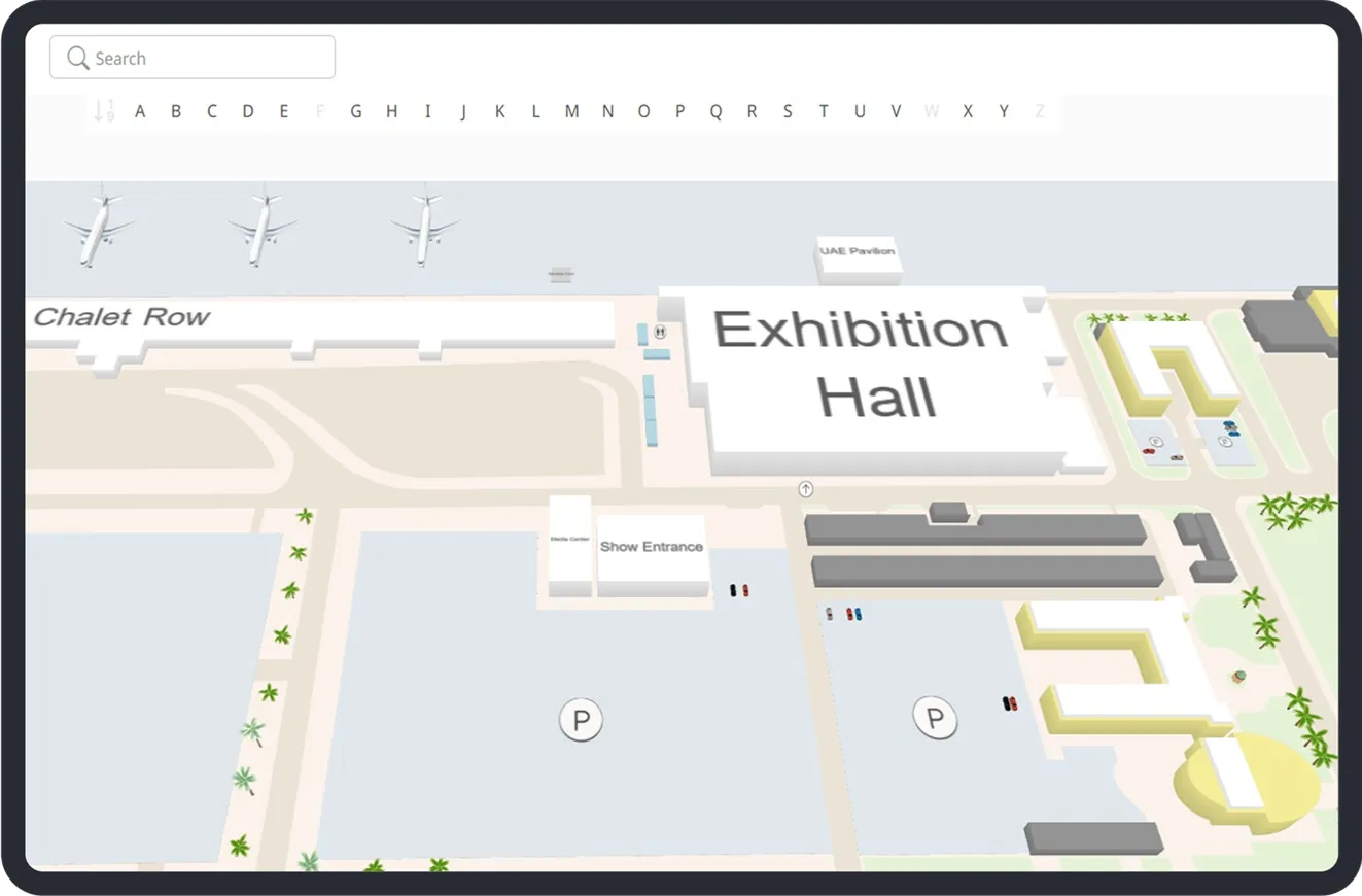Mapwise indoor map deployed at Exhibition and event venues