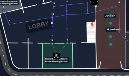 Multi-entrance routing